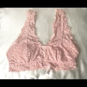 Lacy Aerie bralettes - 2 Medium - pink, black